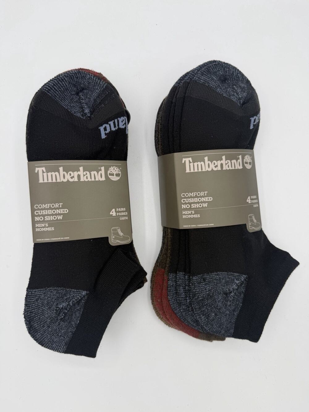 Timberland Comfort Cushioned No Show 8 Pairs Of Socks ( Men’s US 7-10) NWT